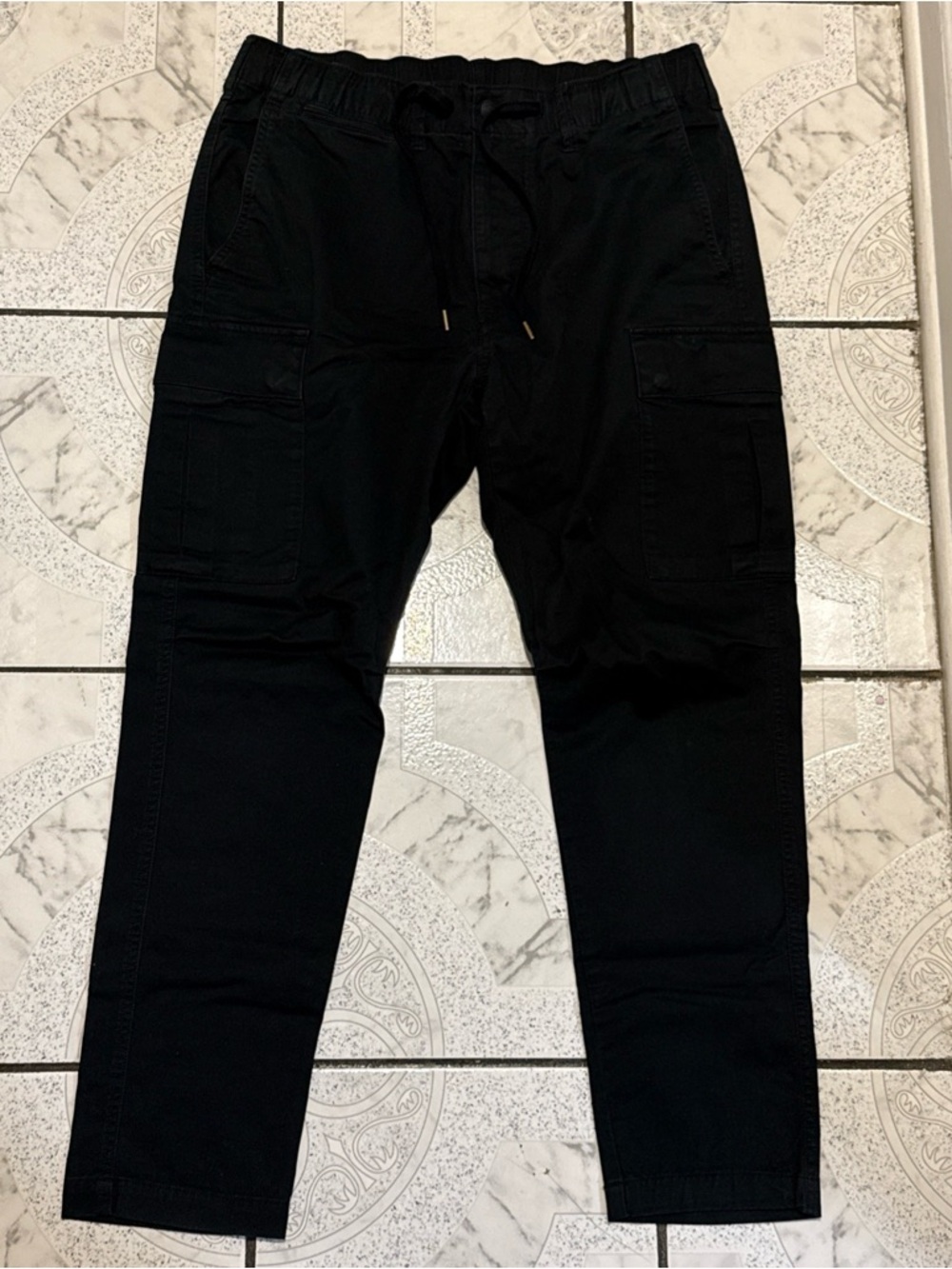Polo Ralph Lauren Stretch Slim Fit Twill Cargo Pants Polo Black Men’s Size 32x30